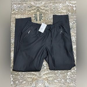 HM Black tapered trousers.